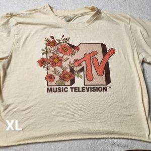 Cropped MTV T Shirt